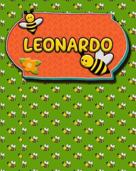 Paperback Handwriting Practice 120 Page Honey Bee Book Leonardo: Primary Grades Handwriting Book K-2 Book