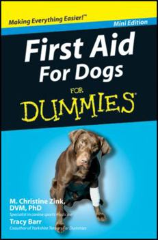 Paperback First Aid for Dogs (For Dummies) Book