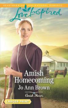 Mass Market Paperback Amish Homecoming [Large Print] Book