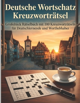 Deutsche Wortschatz Kreuzworträtsel: Großdruck Rätselbuch mit 100 Kreuzworträtseln für Deutschlernende und Wortliebhaber (German Edition)