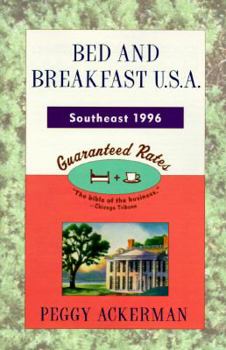 Paperback Bed and Breakfast USA 1996 southeast Book