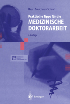 Paperback Praktische Tipps Für Die Medizinische Doktorarbeit [German] Book