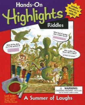 Hardcover A Summer of Laughs: Fun With Riddles (Hands-on Highlights!) Book