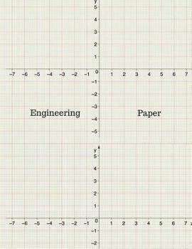 Paperback Engineering Paper: Quad Rule graph paper,8.5 x 11 (5x5 graph paper) 100 pages Book