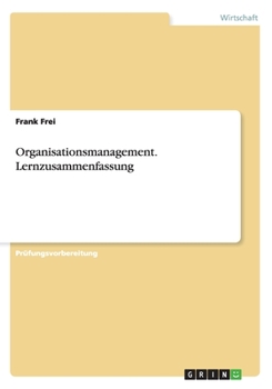 Paperback Organisationsmanagement. Lernzusammenfassung [German] Book
