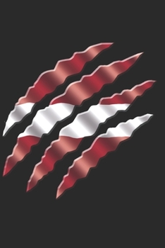 Paperback Austria Notebook: Austria Notebook - college book - diary - journal - booklet - memo - composition book - 120 sheets - Dot Grid paper 6x Book