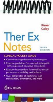 Spiral-bound Ther Ex Notes: Clinical Pocket Guide Book
