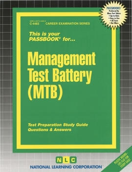 Spiral-bound Management Test Battery (Mtb), Volume 4483 Book