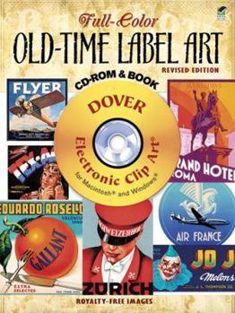 Paperback Full-Color Old-Time Label Art (Gold) Book