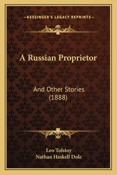 Russian Proprietor, and Other Stories: And Other Stories (Short Story Index Reprint Series)