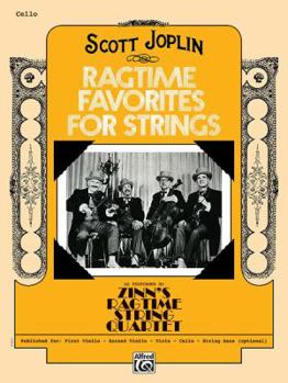 Paperback Ragtime Favorites for Strings: Cello Book