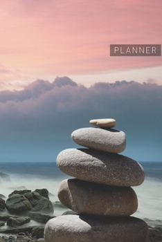 Planner: Meditation Zen Stones 1 Year Daily Planner (12 Months) | 2020 - 2021 | 365 Pages for Planning | January 20 - December 20 | Appointment ... | Plan Each Day Set Goals & Get Stuff Done