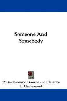 Paperback Someone And Somebody Book
