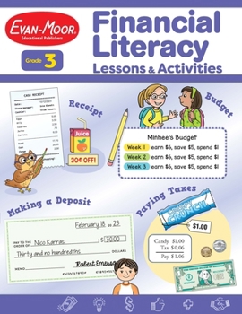 Paperback Financial Literacy Lessons and Activities, Grade 3 Teacher Resource Book