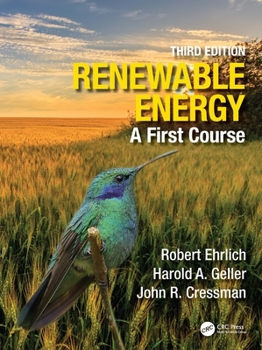 Paperback Renewable Energy: A First Course Book