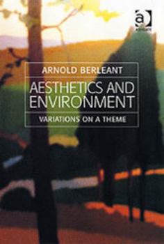 Hardcover Aesthetics and Environment: Variations on a Theme Book