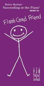 Paperback Succeeding at the Piano, Flash Card Friend - Grade 2a Book