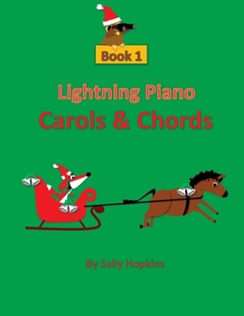 Paperback Lightning Piano Carols & Chords Book 1 Book