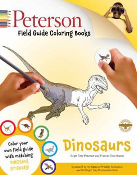 Paperback Peterson Field Guide Coloring Books: Dinosaurs Book
