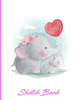 Sketch Book: for Boys under 7 | Elephant Drawing book Sketchbook Journal & Notebook | 8.5x11 inches| for drawing, painting, sketching and doodling