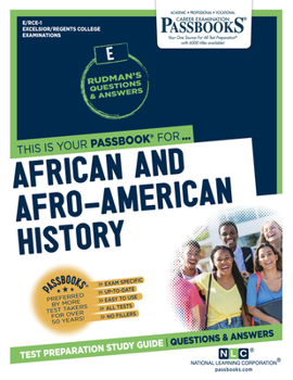 Paperback African and Afro-American History (Rce-1): Passbooks Study Guide Volume 1 Book
