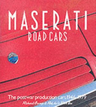 Hardcover Maserati Road Cars. (The post war production cars 1946 - 1979) Book