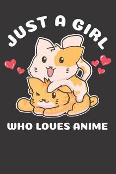 Paperback Notebook: Kawaii Cat Neko Anime Dot Grid Dotted 6x9 120 Pages Book