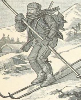 Vintage Downhill Skiier Skiing School Comp Book 130 Pages : (Notebook, Diary, Blank Book)