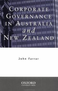 Paperback Corporate Governance in Australia and New Zealand Book