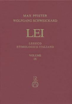 Hardcover Lessico Etimologico Italiano. Band 9 (IX): C-Cambiare [Italian] Book