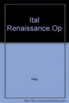 Hardcover Ital Renaissance.Op Book