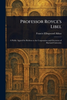 Paperback Professor Royce's Libel Book
