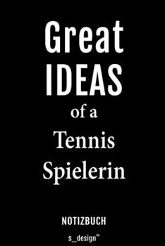 Notizbuch für Tennis Spieler / Tennis Spielerin: Originelle Geschenk-Idee [120 Seiten liniertes blanko Papier] (German Edition)