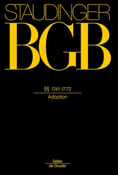 Hardcover §§ 1741-1772: (Adoption) [German] Book
