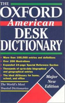 Hardcover The Oxford American Desk Dictionary Book