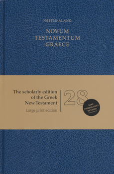 Hardcover Novum Testamentum Graece-FL-Large Print [Greek, Ancient (To 1453)] [Large Print] Book