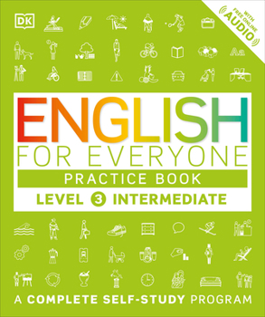 Paperback English for Everyone: Level 3: Intermediate, Practice Book: A Complete Self-Study Program Book