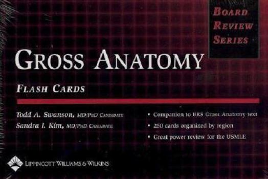 Cards Brs Gross Anatomy Flash Cards Book