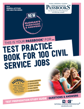 Paperback Test Practice Book for 100 Civil Service Jobs (Cs-5): Passbooks Study Guide Volume 5 Book