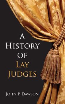 Hardcover A History of Lay Judges Book