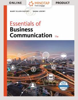Printed Access Code Mindtap for Guffey/Loewy's Essentials of Business Communication, 1 Term Printed Access Card Book