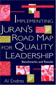 Hardcover Implementing Juran's Road Map for Quality Leadership: Benchmarks and Results Book