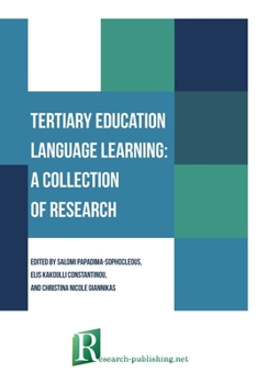 Paperback Tertiary education language learning: a collection of research Book