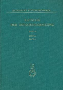 Hardcover Katalog Der Ostasiensammlung: Band 5: China, Sao-Tu I [German] Book