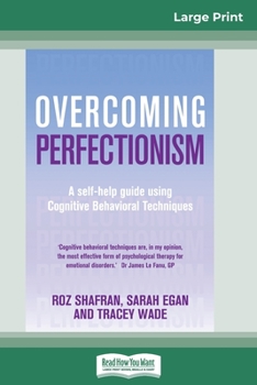 Paperback Overcoming Perfectionism (16pt Large Print Edition) [Large Print] Book