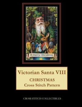 Paperback Victorian Santa VIII: Christmas Cross Stitch Pattern Book