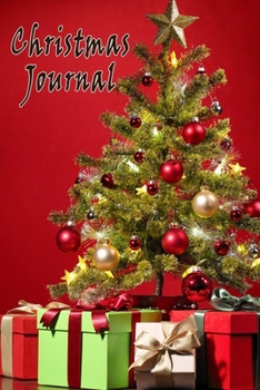 Paperback Christmas Journal: Journal & personal diary for women and men: personal notebook with a lovely christmas design: Size at 6"x9" with 90 li Book