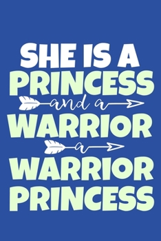 She Is A Princess And A Warrior A Warrior Princess: Blank Lined Notebook Journal: Gift for Feminist Her Women Girl Power Boss Lady Ladies Bestie 6x9 110 Blank Pages Plain White Paper Soft Cover Book