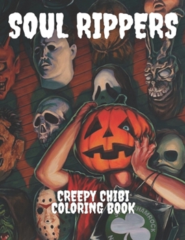 Paperback Soul Rippers creepy chibi Coloring book