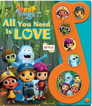 Hardcover Netflix Beat Bugs - All You Need Is Love Sound Book - Play-a-Sound - PI Kids Book